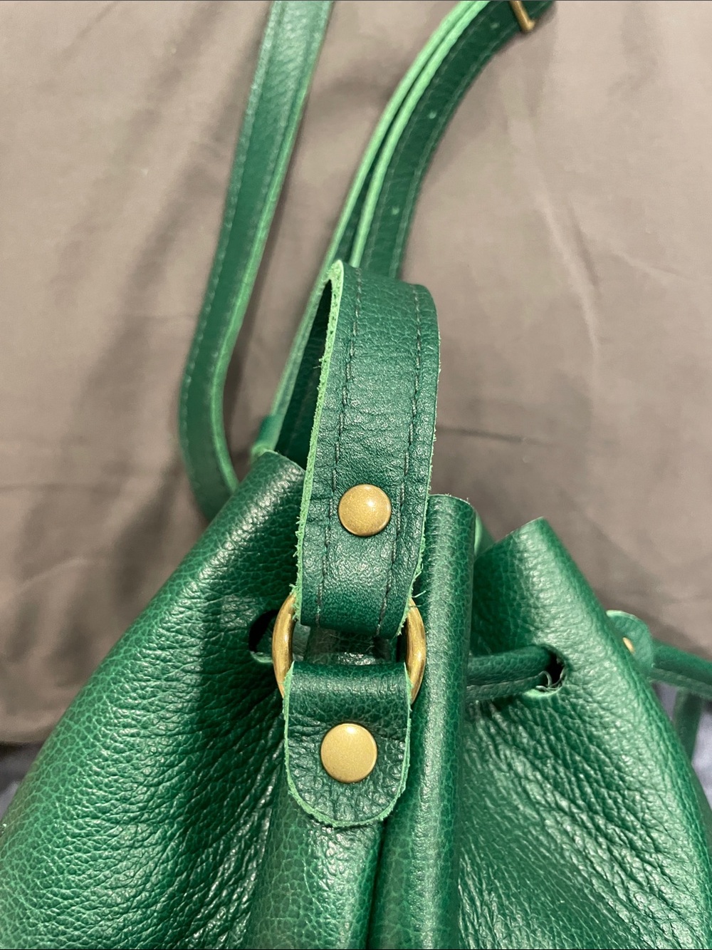 Portland Leather Goods Large Bucket Bag C Sale - Picture 4 of 11